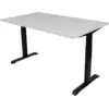 Image de Euroseats Bureau Assis/Assis 160 x 80 Blanc Noir