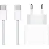 Image de Apple Chargeur USB-C 20 W + Câble USB-C 1 m Nylon Blanc
