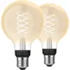 Image de Philips Hue Ampoule à Filament White Globe E27 Lot de 2
