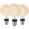 Image de Philips Hue Ampoule à Filament White Globe E27 Lot de 3