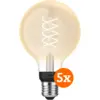 Image de Philips Hue Ampoule à Filament White Globe E27 Lot de 5