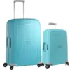 Image de Samsonite S'Cure Valise à 4 Roulettes 55 + 69 cm Aqua Blue Set de Valises