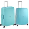 Image de Samsonite S'Cure Valise à 4 Roulettes 69 + 75 cm Aqua Blue Set de Valises
