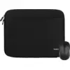 Image de BlueBuilt Housse pour Ordinateurs Portables Largeur 36 cm 15 Pouces M Noir + Nexum Souris Sans Fil