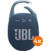 Image de JBL Clip 5 Bleu Lot de 4