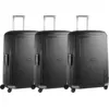 Image de Samsonite S'Cure Valise à 4 Roulettes 75 cm Noir Set de 3 Valises