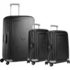 Image de Samsonite S'Cure Valise à 4 Roulettes 75 + 55 + 55 cm Noir Set de Valises