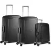 Image de Samsonite S'Cure Valise à 4 Roulettes 69 + 69 + 55 cm Black Set de Valises
