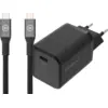 Image de BlueBuilt Power Delivery Chargeur Universel 65 W + Câble de Charge USB-C (2 m) Noir