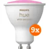 Image de Philips Hue White and Color GU10 Lot de 9