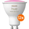 Image de Philips Hue White and Color GU10 Lot de 12