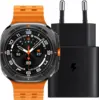 Image de Samsung Galaxy Watch Ultra 4G Gris/Orange 47 mm + Chargeur 25 W
