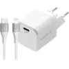Image de BlueBuilt Chargeur Power Delivery 20 W + Câble Lightning 1,5 m Nylon Blanc
