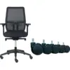Image de Euroseats Torino Chaise de Bureau + Roues pour Sols Durs