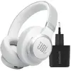 Image de JBL Live 770NC Blanc + BlueBuilt Chargeur Quick Charge avec Port USB