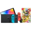 Image de Nintendo Switch OLED Bleu Rouge + Mario Party Jamboree