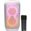Image de JBL Partybox 320 Blanc + Set de Microphone Sans Fil