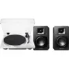 Image de Audio Technica AT-LP70xBT Blanc + Audio-Technica ATH-SP3X Noir