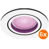 Image de Philips Hue Centura Spot Encastré White & Color - Rond - Blanc - Lot de 6