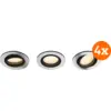 Image de Philips Hue Milliskin Spot Encastré White Ambiance - Rond - Aluminium - Lot de 12