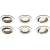 Image de Philips Hue Milliskin Spot Encastré White Ambiance - Rond - Blanc - Lot de 6