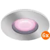 Image de Philips Hue Xamento Spot Encastré pour Salles de Bain White and Color - Chrome - Rond Lot de 6