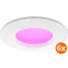 Image de Philips Hue Spot Encastré Slim Lot de 6 - White and Color - 90 mm - Blanc