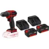 Image de Einhell TE-CD 18/40 Li BL Solo Batterie 4,0 Ah (2x) Kit de Démarrage