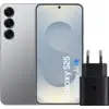 Image de Samsung Galaxy S25 512 Go Argent 5G + Samsung Chargeur 25 Watts Noir