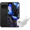 Image de Google Pixel 9 Pro 128 Go Noir 5G + BlueBuilt Chargeur 30 W Blanc