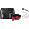 Image de Philips 3000 Series Dual Basket NA352/00 + Set de Cuisson Double Niveau + Kit d'Accessoires