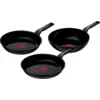 Image de Tefal Renew Black Set de Poêles à Frire Céramique 24 + 28 cm + Wok 28 cm