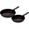 Image de Tefal Renew Black Set de Poêles à Frire Céramique 24 + 28 cm