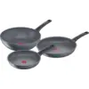Image de Tefal Healthy Chef Set de Poêles à Frire 24 + 28 cm + Wok 28 cm
