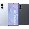 Image de Samsung Galaxy S25 Edge 512 Go Bleu 5G + Samsung Kindsuit Back Cover Noir