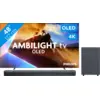 Image de Philips Ambilight 48'' OLED760 4K (2025) + JBL Bar 2.1 Deep Bass M2 Noir