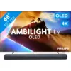 Image de Philips Ambilight 48'' OLED760 4K (2025) + JBL Bar 300 M2 Noir