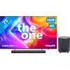 Image de Philips Ambilight 75" PUS9000 QLED 4K (2025) + JBL Bar 500 M2 Noir