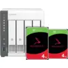 Image de QNAP TS-433-4G + Seagate Ironwolf 8 To (2 x 4 To)