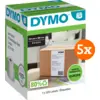 Image de DYMO LabelWriter Très Grandes Étiquettes 104 x 159 mm Lot de 5
