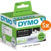 Image de DYMO LabelWriter Étiquette d'Adresse 36 x 89 mm Lot de 5
