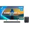 Image de Philips Ambilight 77'' OLED810 4K (2025) + JBL Bar 1000 M2 Noir