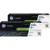 Image de HP 220X LaserJet Toner Cyan (2 Pièces)