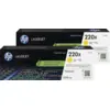 Image de HP 220X LaserJet Toner Jaune (2 Pièces)