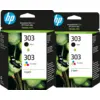 Image de HP 303 Pack 4 Couleurs (2 pièces)