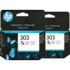 Image de HP 303 Cartouche Couleur (2 Pièces)