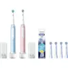 Image de Oral-B iO 3 Lot de 2 Bleu et Rose Value Pack