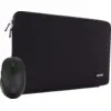 Image de BlueBuilt Housse pour PC Portables pour Apple MacBook Air 13 Pouces Noir + Tradendum Souris
