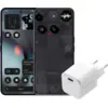 Image de Nothing Phone (3) 512 Go Noir 5G + BlueBuilt Chargeur avec Port USB-C 45 W Blanc