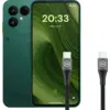 Image de Fairphone 6 256 Go Vert 5G + BlueBuilt Câble USB-C vers USB-C 1,5 m Nylon Noir